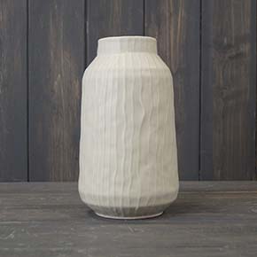 Large Glazed Pistachio Vase (19cm) detail page